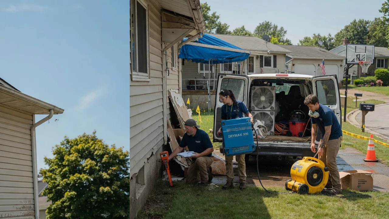 Ceiling Leak Cleanup in Cross River, NY near me